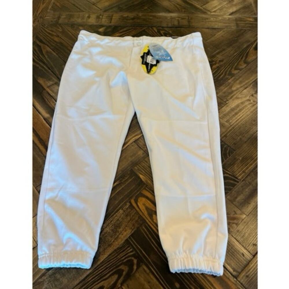 Easton Navy White Athletic Active Softball Pants Women XL League Comfy Bundle - Picture 10 of 16